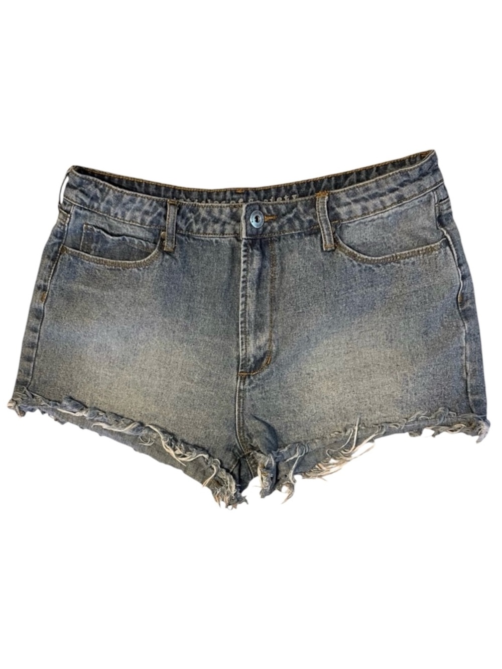 ARTICLES OF SOCIETY Cotton Raw Hem Cut Off Blue Jean Shorts Women’s Size 31